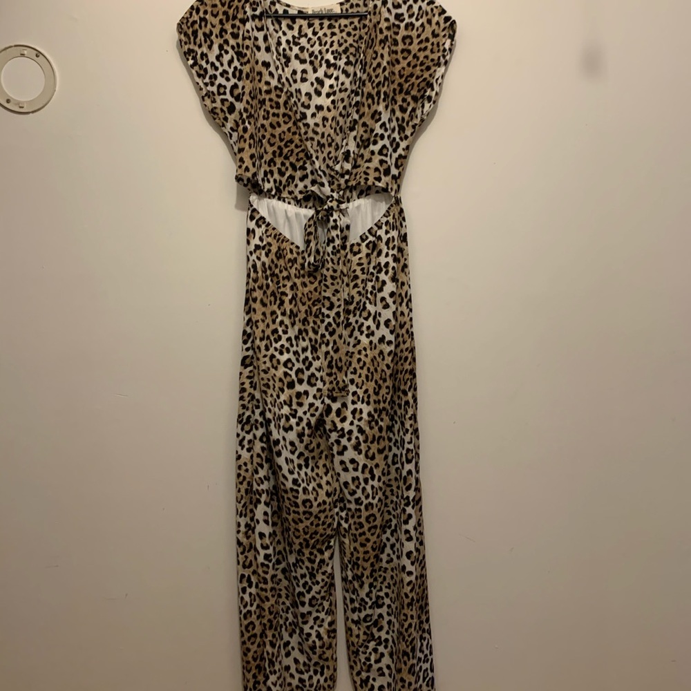 Cheetah Print Jumpsuit